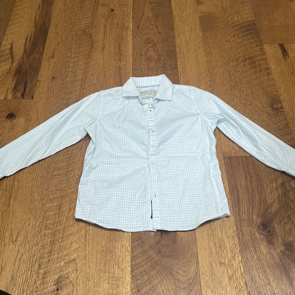 Zara Kids Collection Boys Slim Fit Button Down Size 6